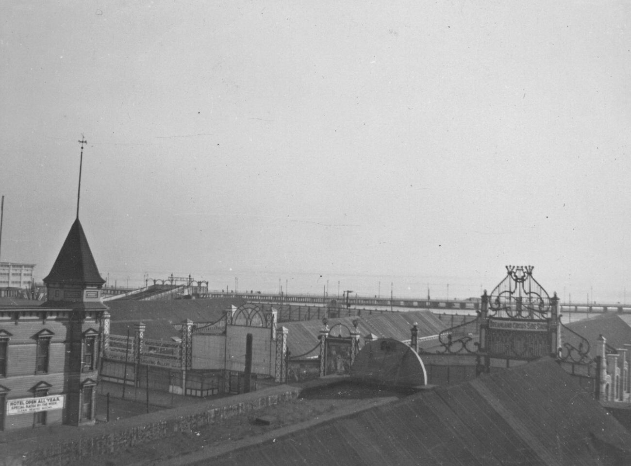 View South From W. 8 Street L Station, 1924.