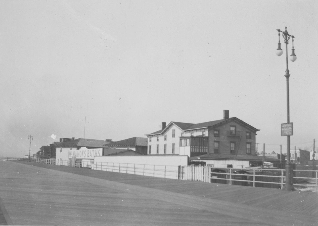 Boardwalk And Mcmahon'S Baths, W. 36 Street To W. 37 Street, 1924.