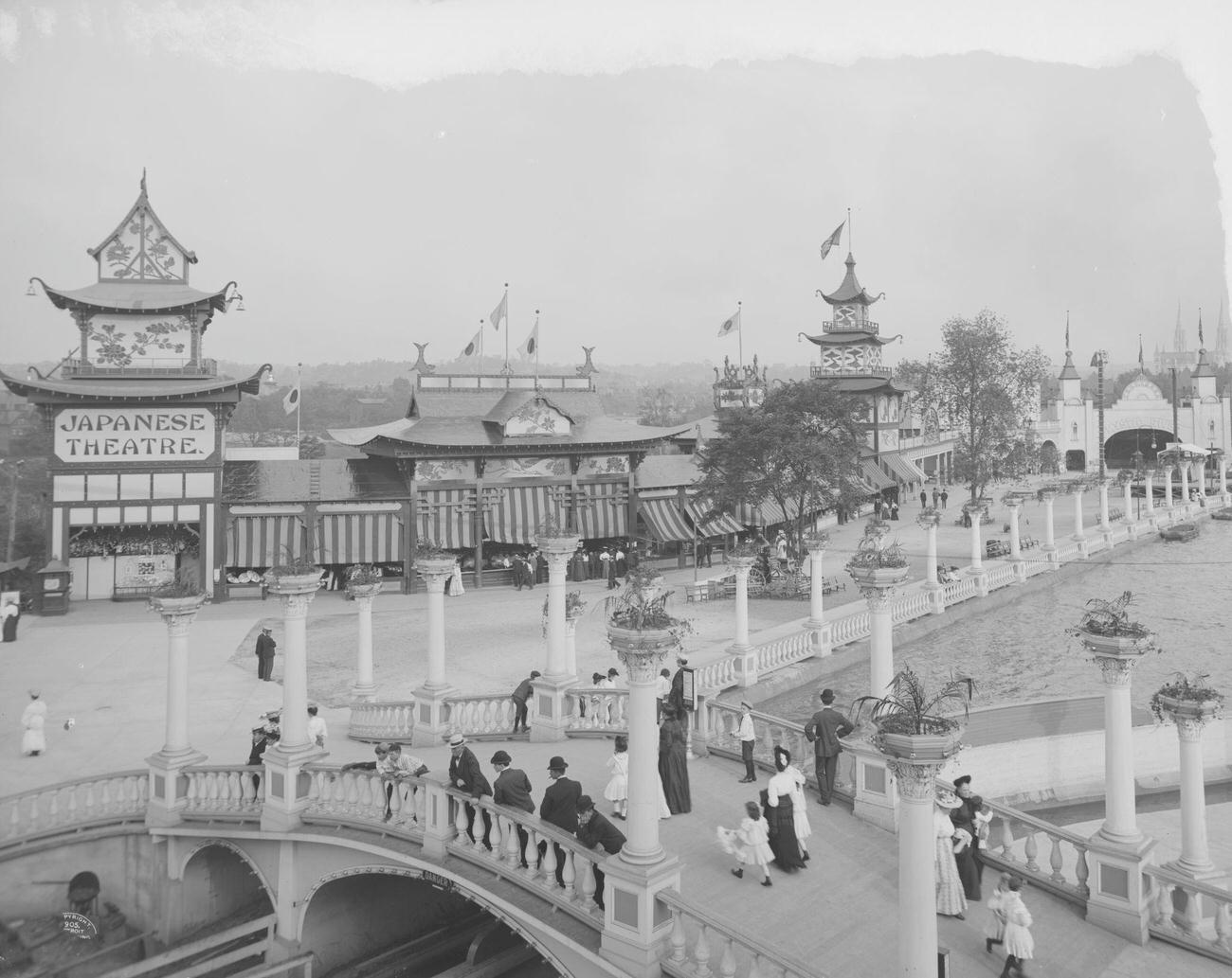 Pittsburgh'S Luna Park Features Japanese Theatre, Circa 1925