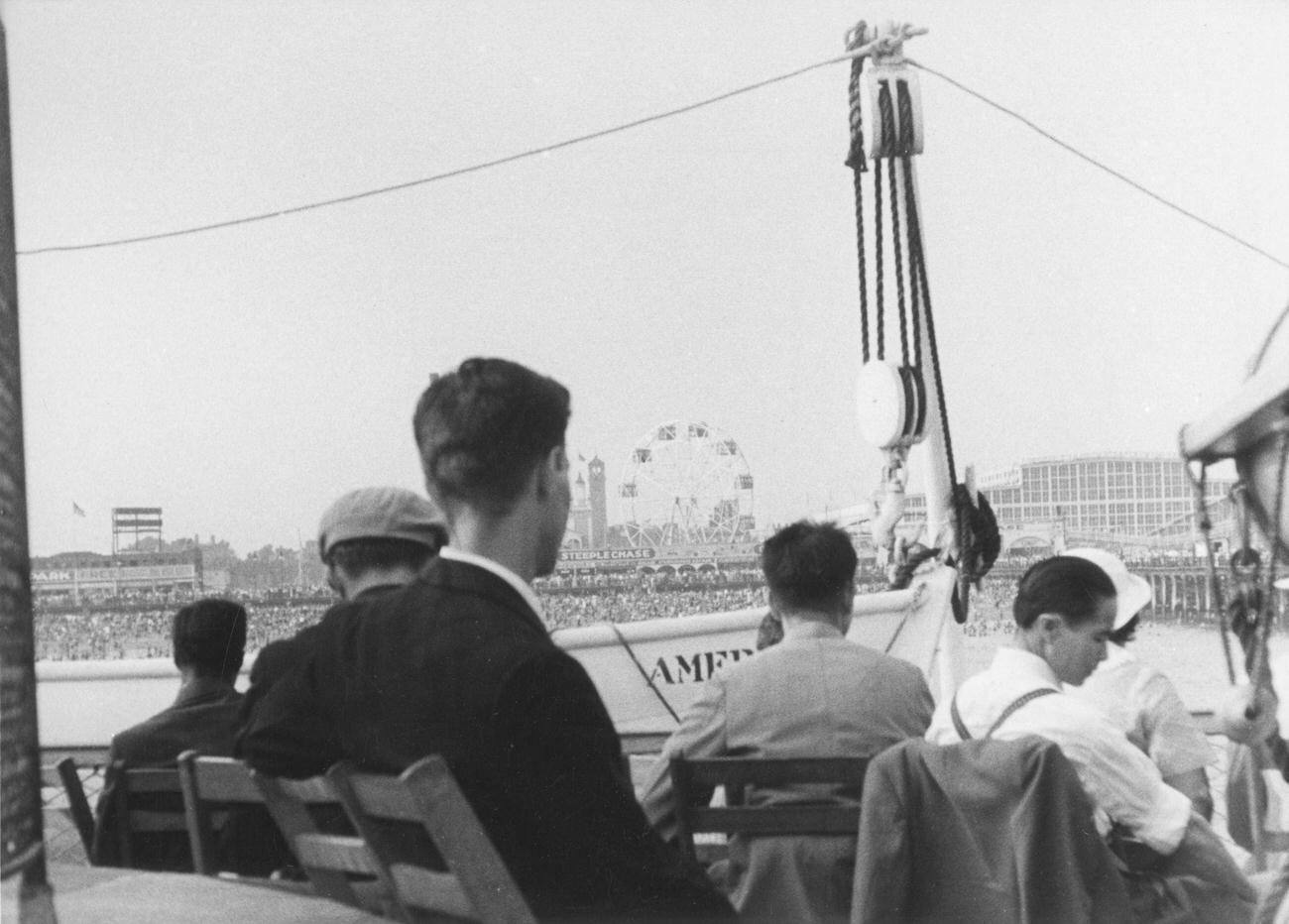 Ferry Heading To Coney Island, 1928