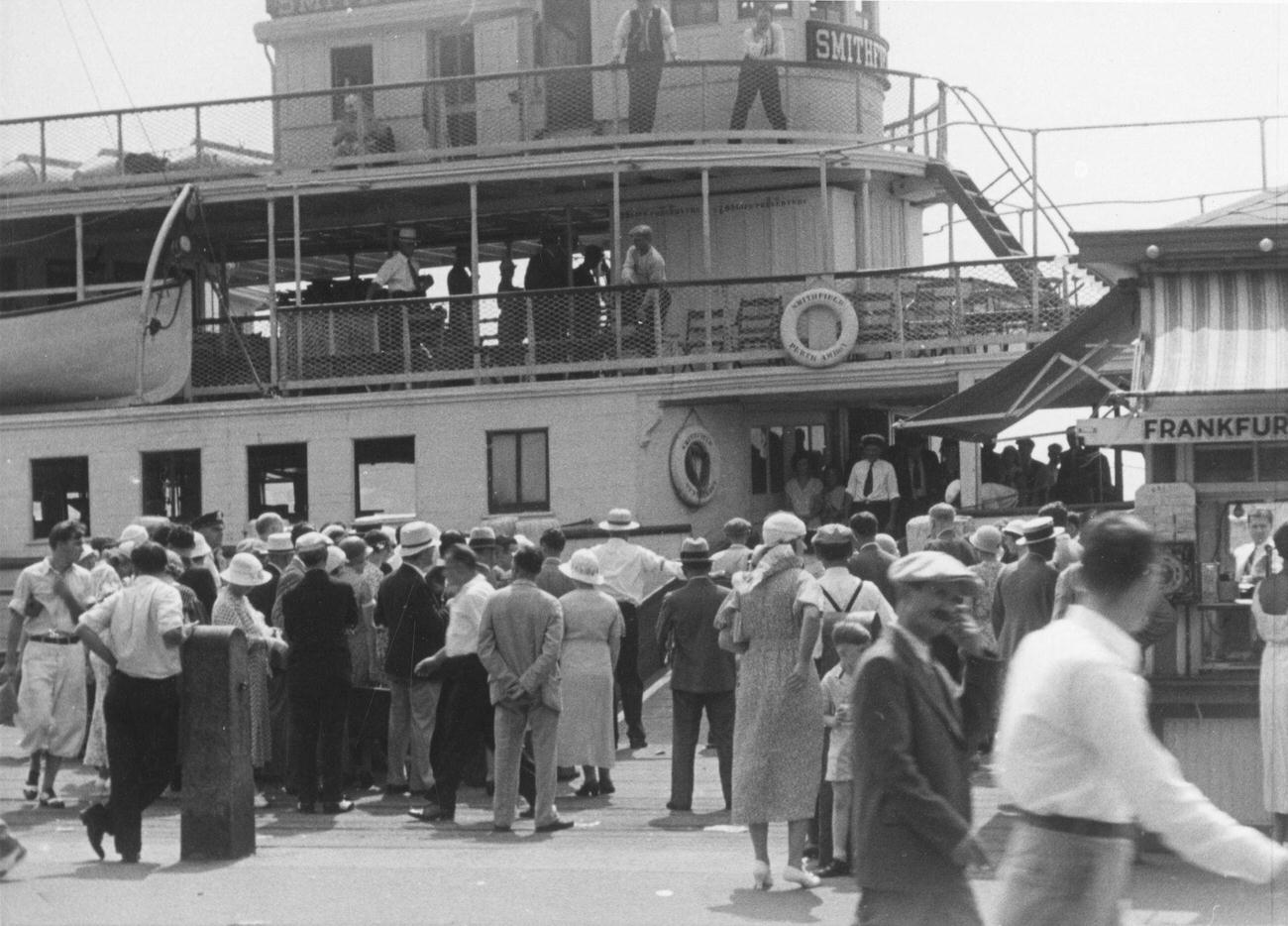 Ferry Heading To Coney Island, 1928