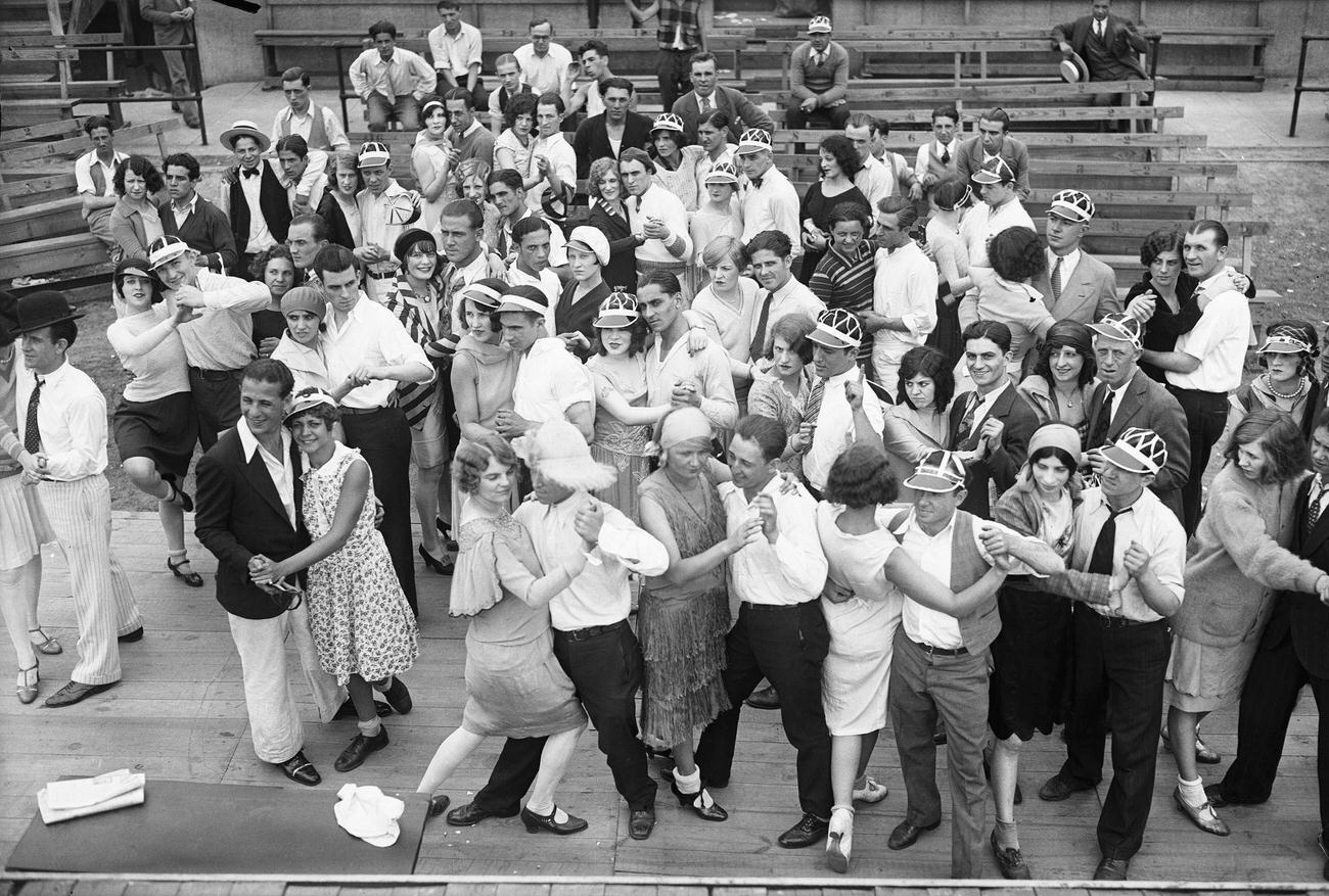 Couples Participate In Coney Island Dance Marathon, 1928