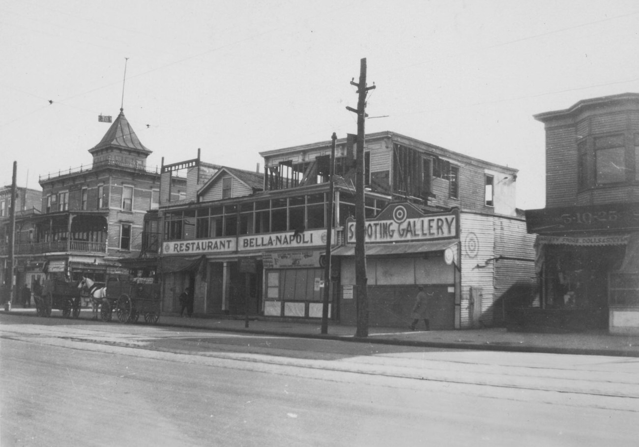 Surf Avenue At W. 15 Street In Coney Island, 1923