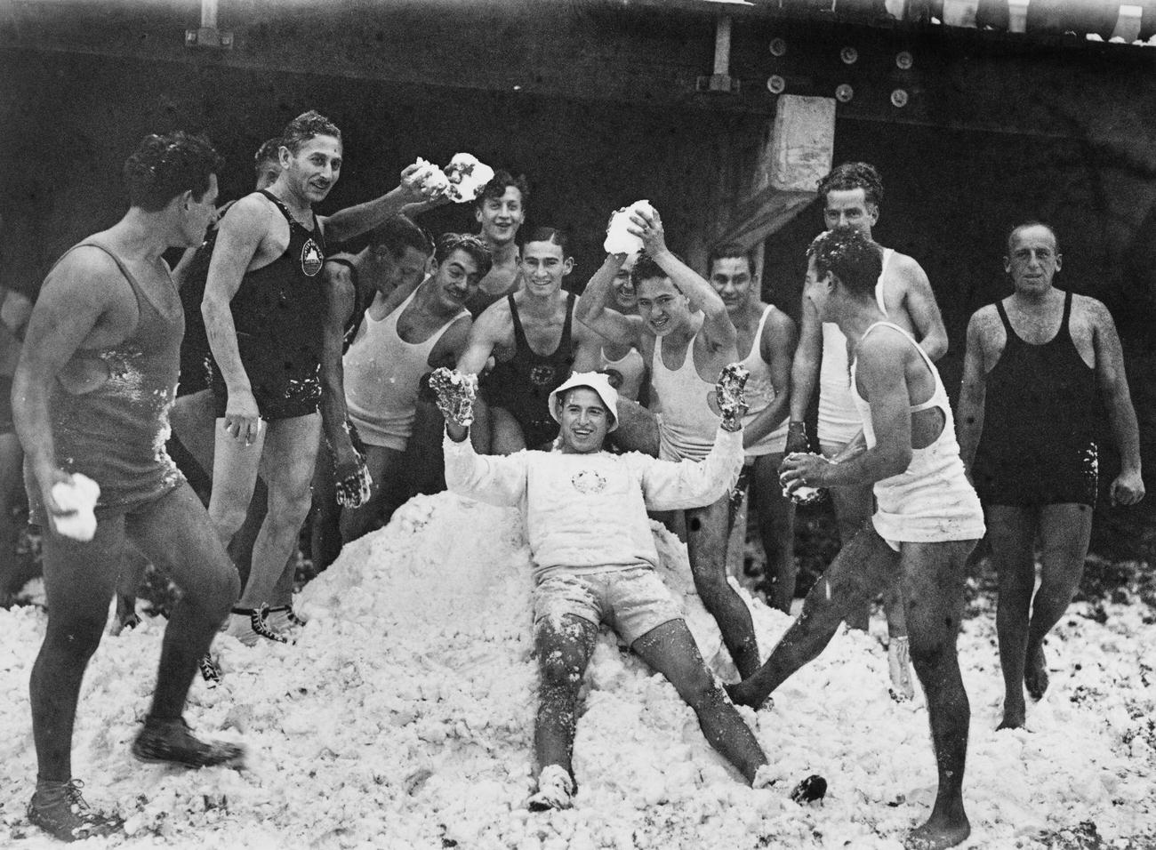 Enjoying The Coney Island Beach In Mid-Winter, 1923