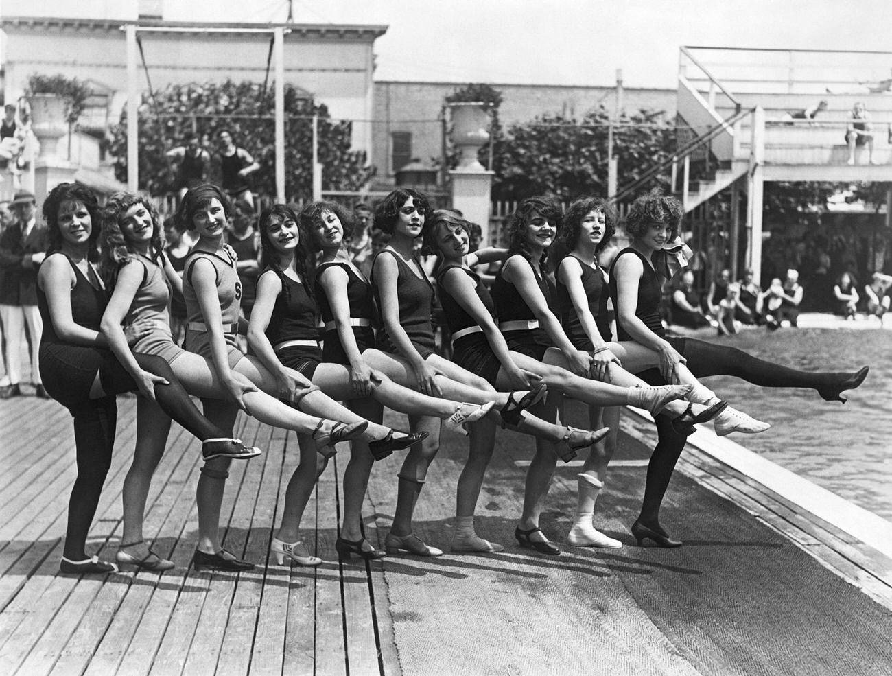 Bathing Beauty Contest At Coney Island, 1923