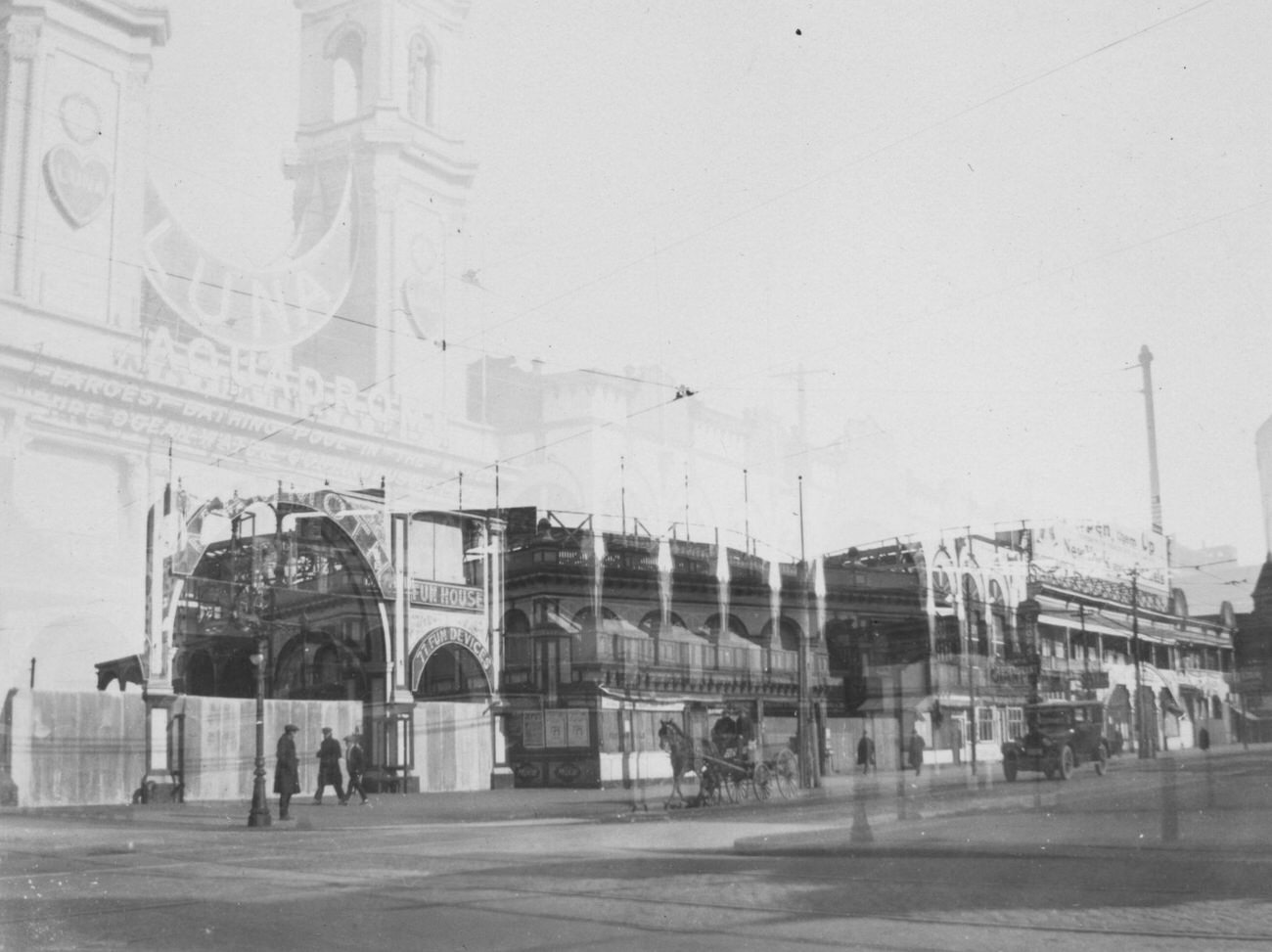 Surf Avenue In Coney Island, January 1924