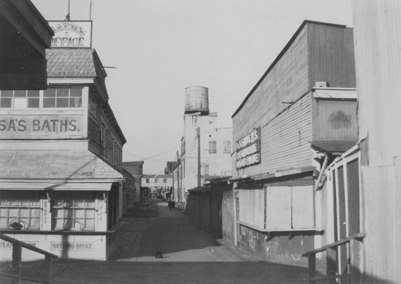 Walk West Of Stillwell Avenue From Boardwalk To Bowery, 1924.