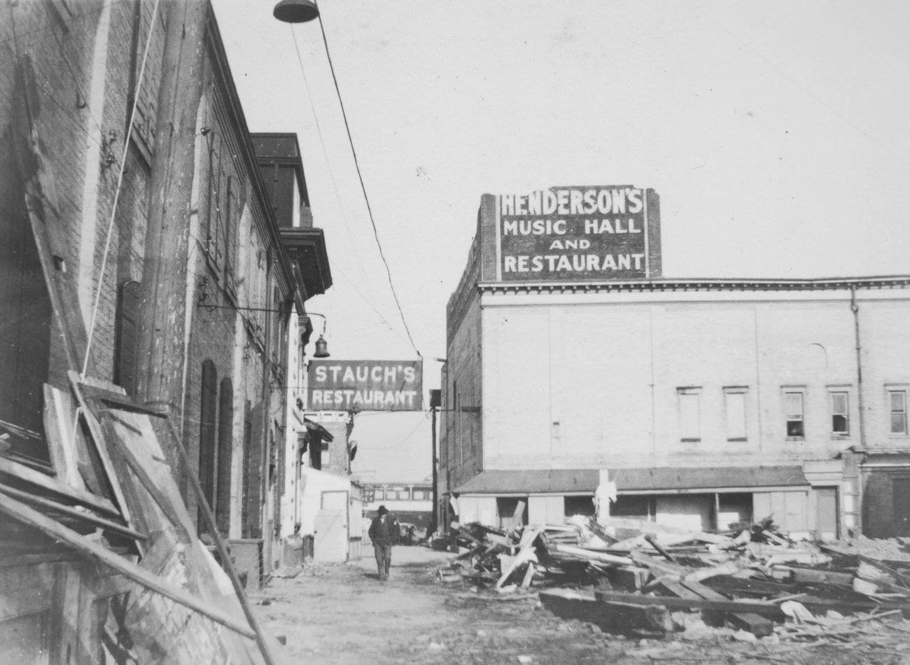 Stratton Walk And Stillwell Avenue From South Of Bowery, 1924.