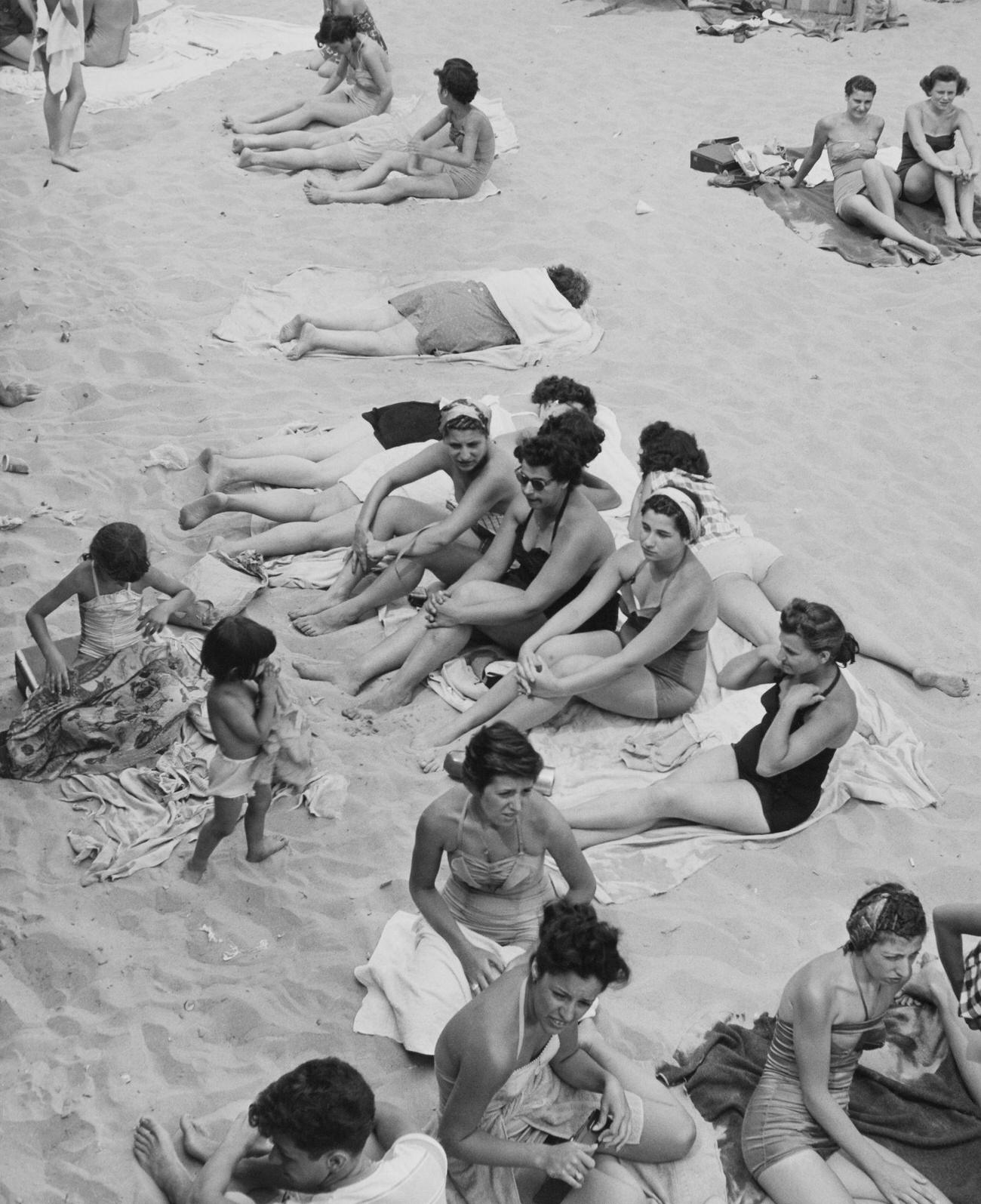 Coney Island Beach Scene, 1930