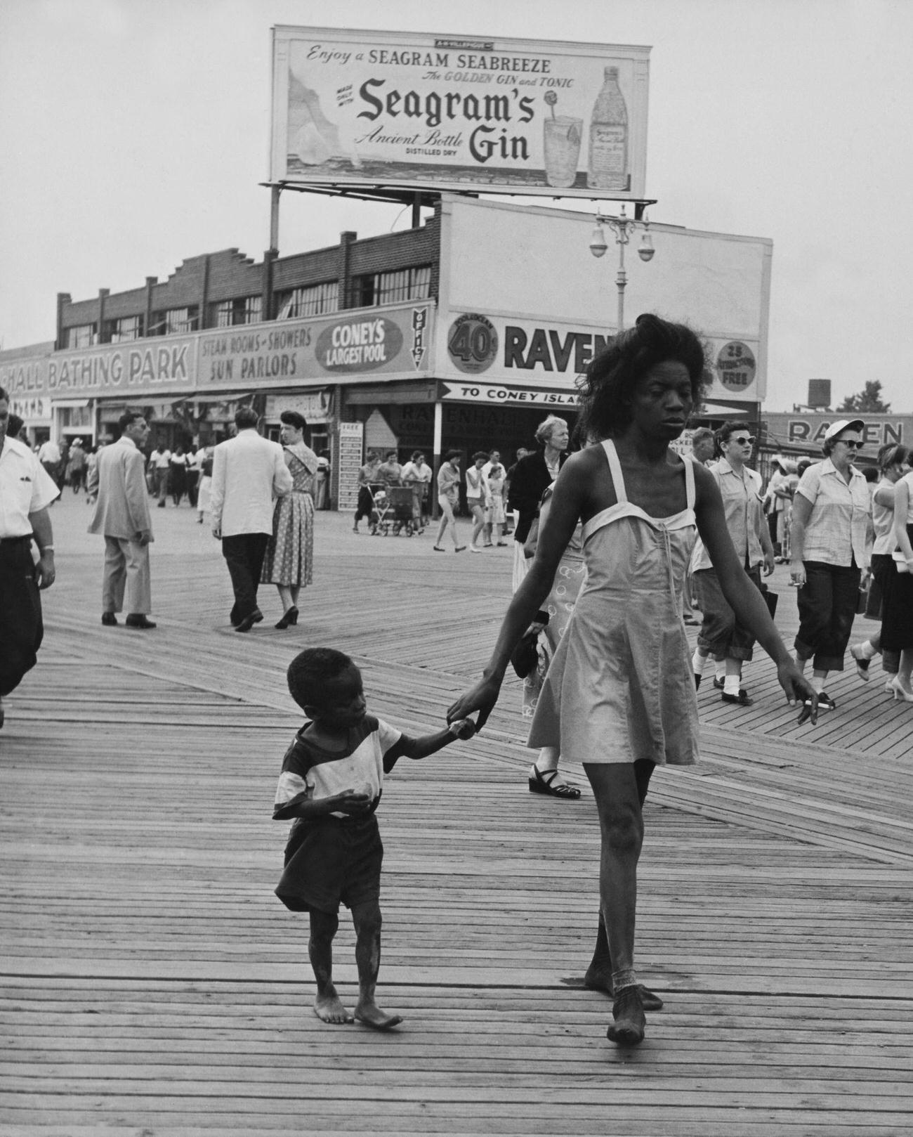 Scenic View Of Coney Island, 1930