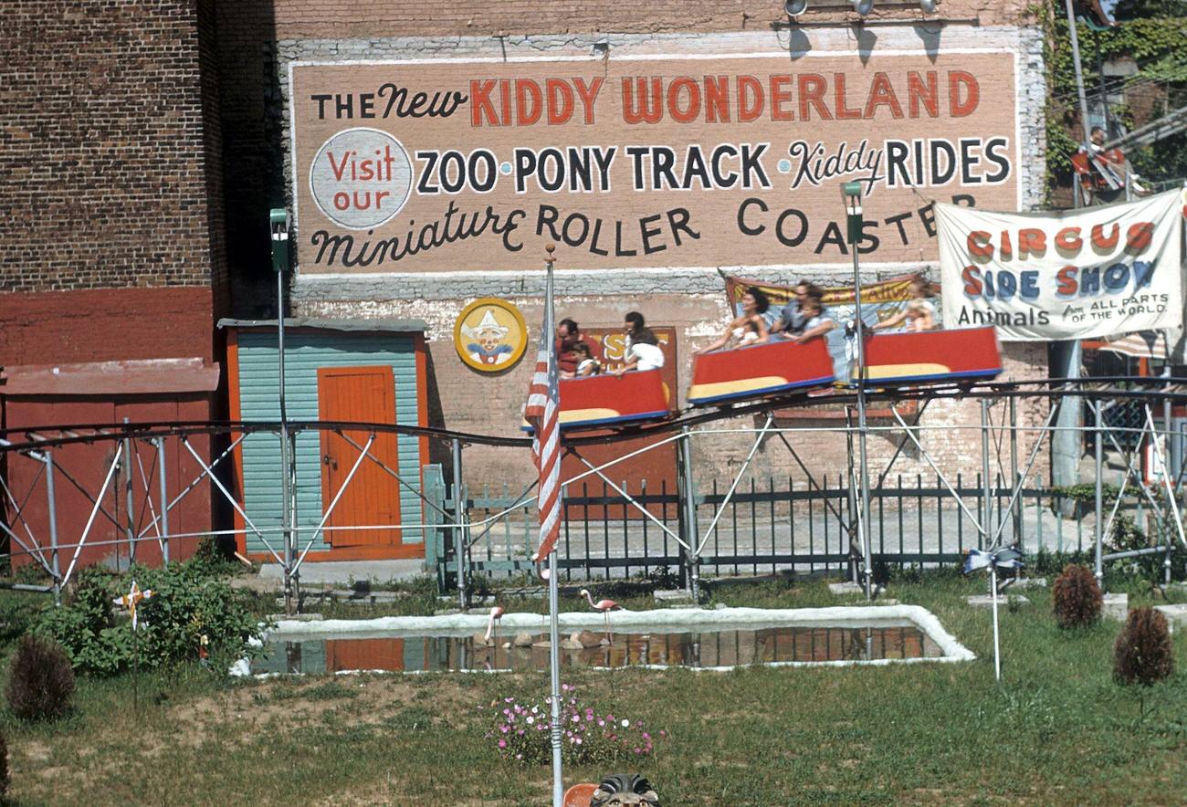 View Of The New Kiddy Wonderland, Circa 1948