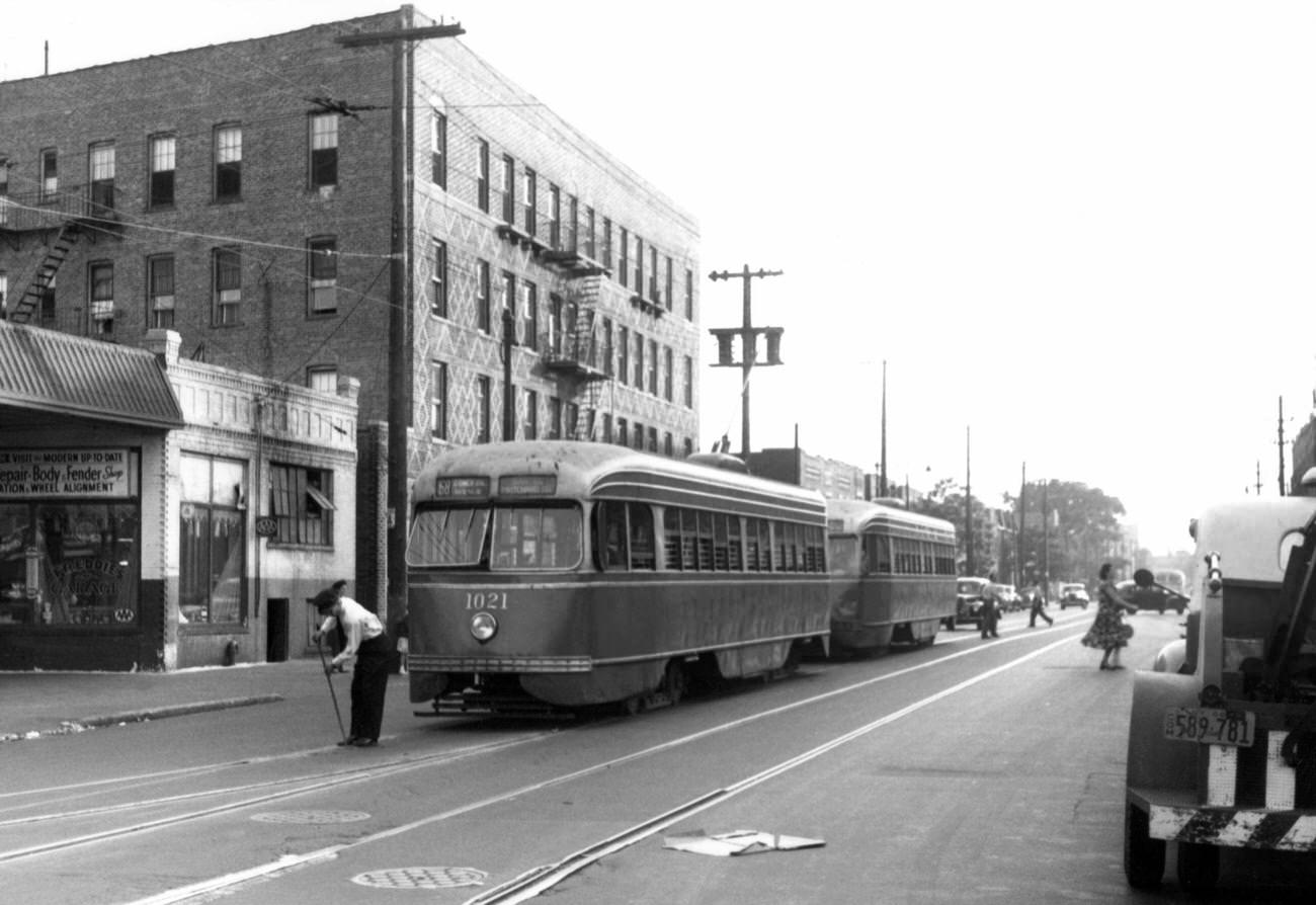 Coney Island And Neptune Avenues, Circa 1949