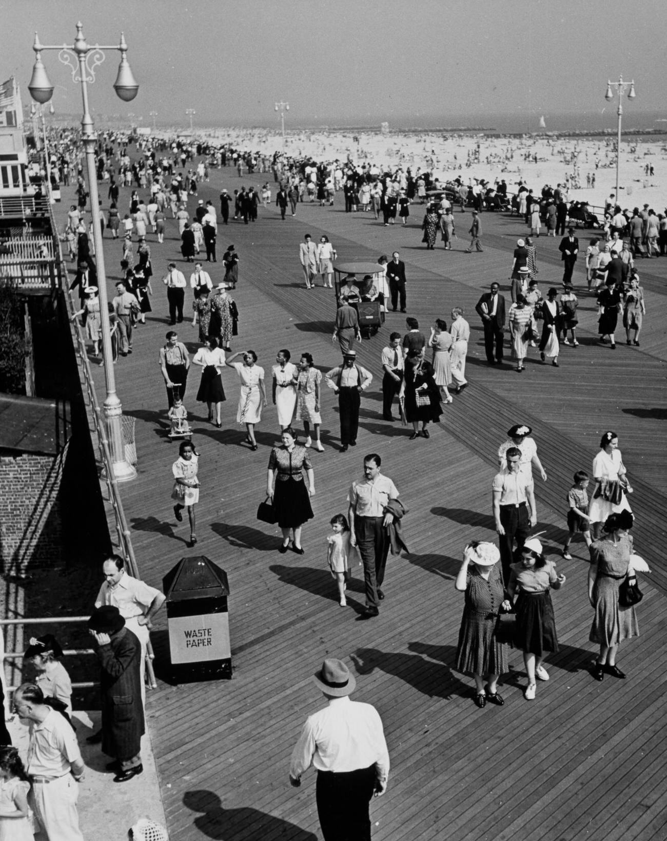 Coney Island Boardwalk, 1949