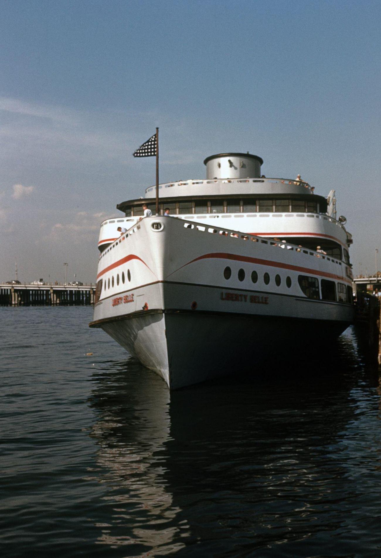 Liberty Belle Ferry Moored At Coney Island, 1948