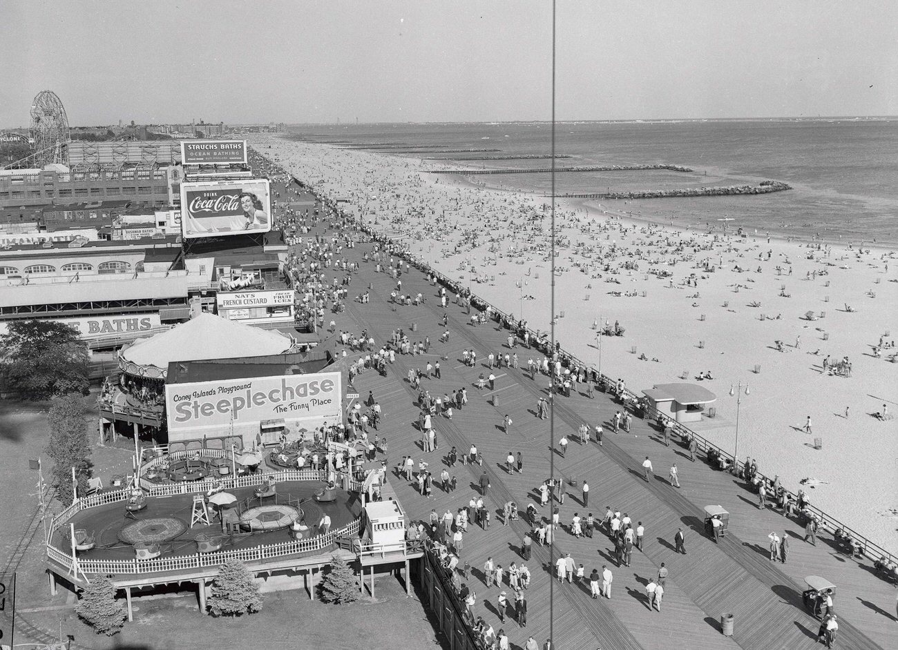 Coney Island Bustling With Summer Activity