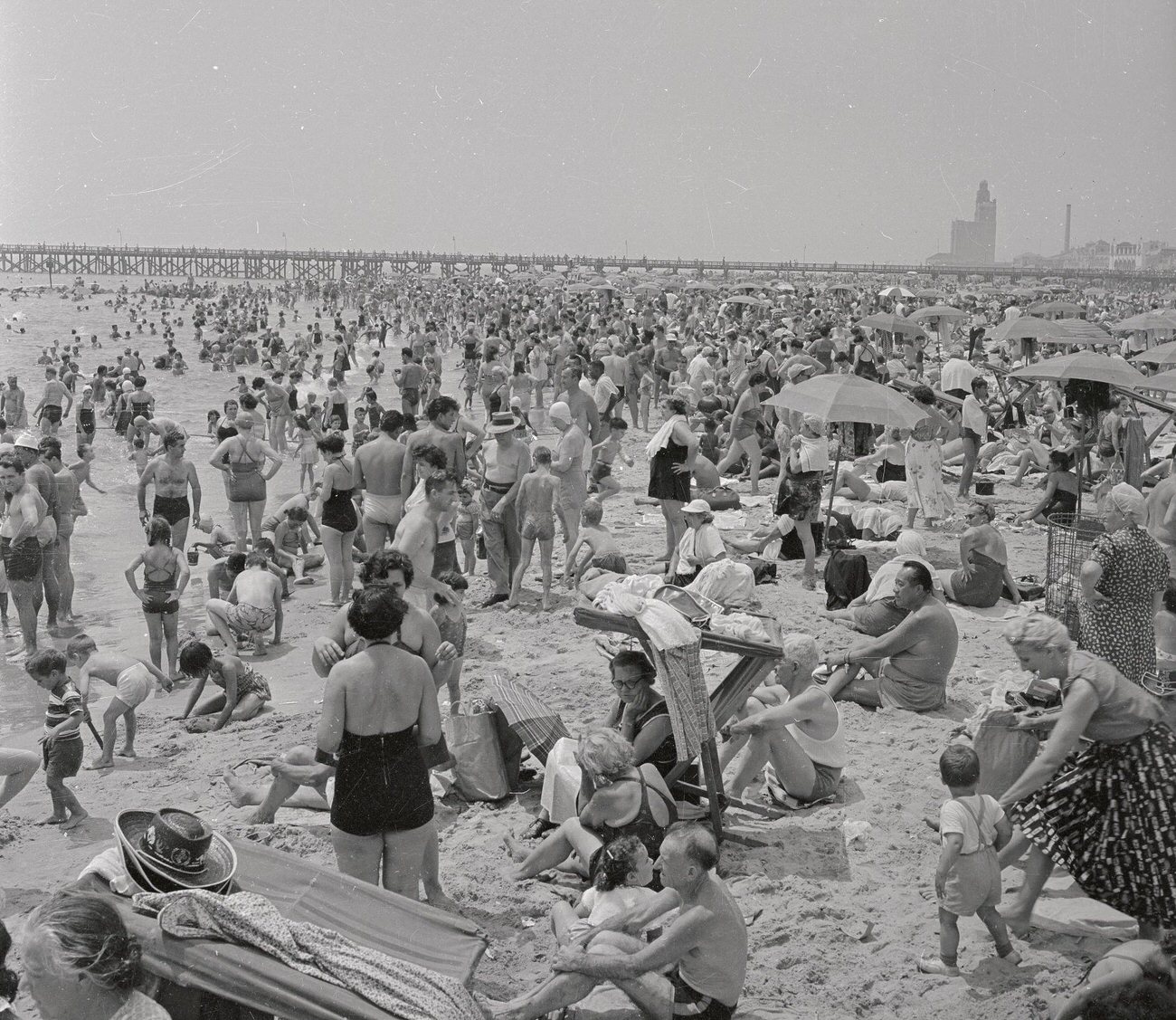 Sunbathers Rejoice On Coney Island