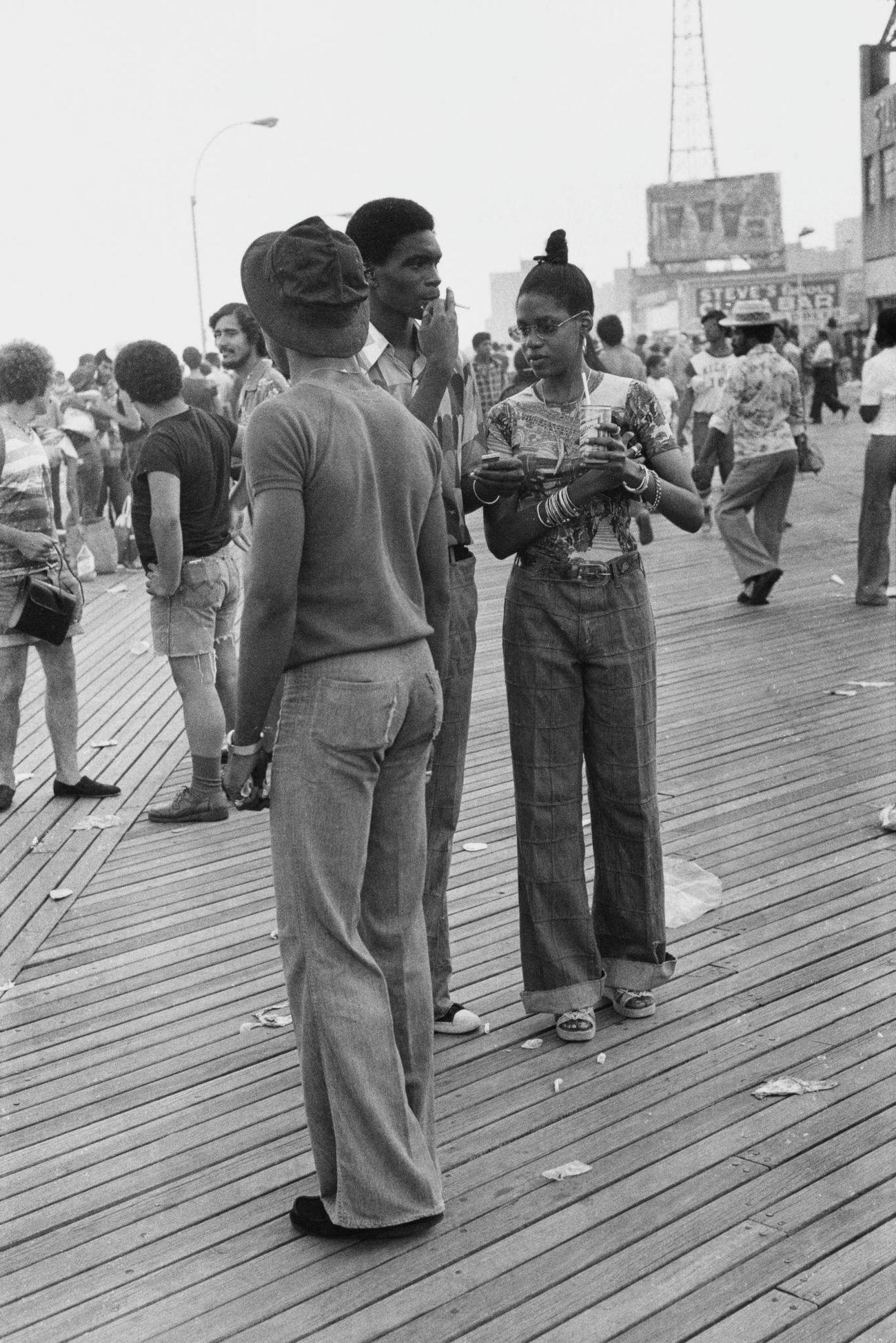 Youth On The Promenade At Coney Island, Circa 1975