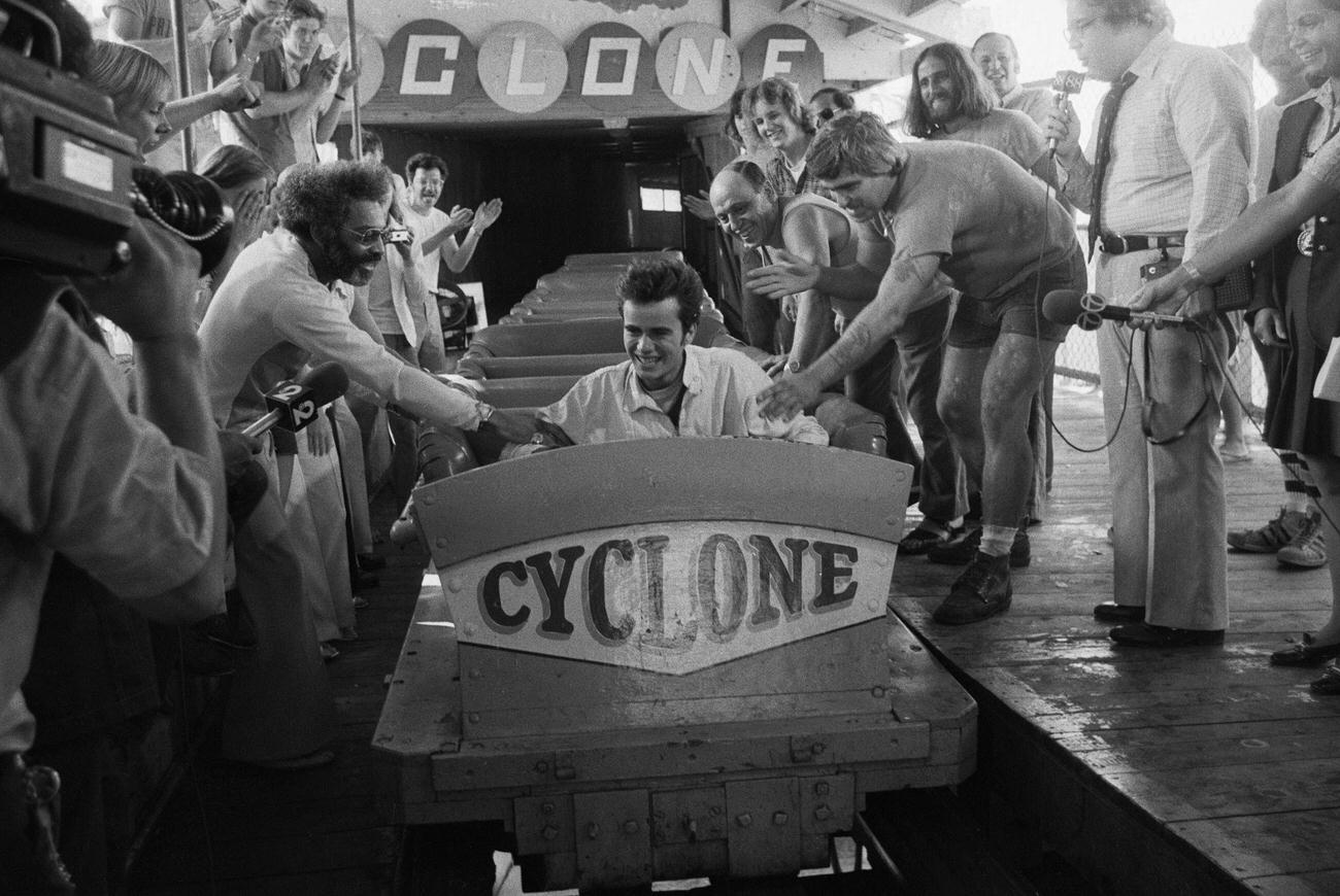 Michael Boodley Celebrated For Record-Setting 1,000Th Ride On Cyclone, Astroland Park
