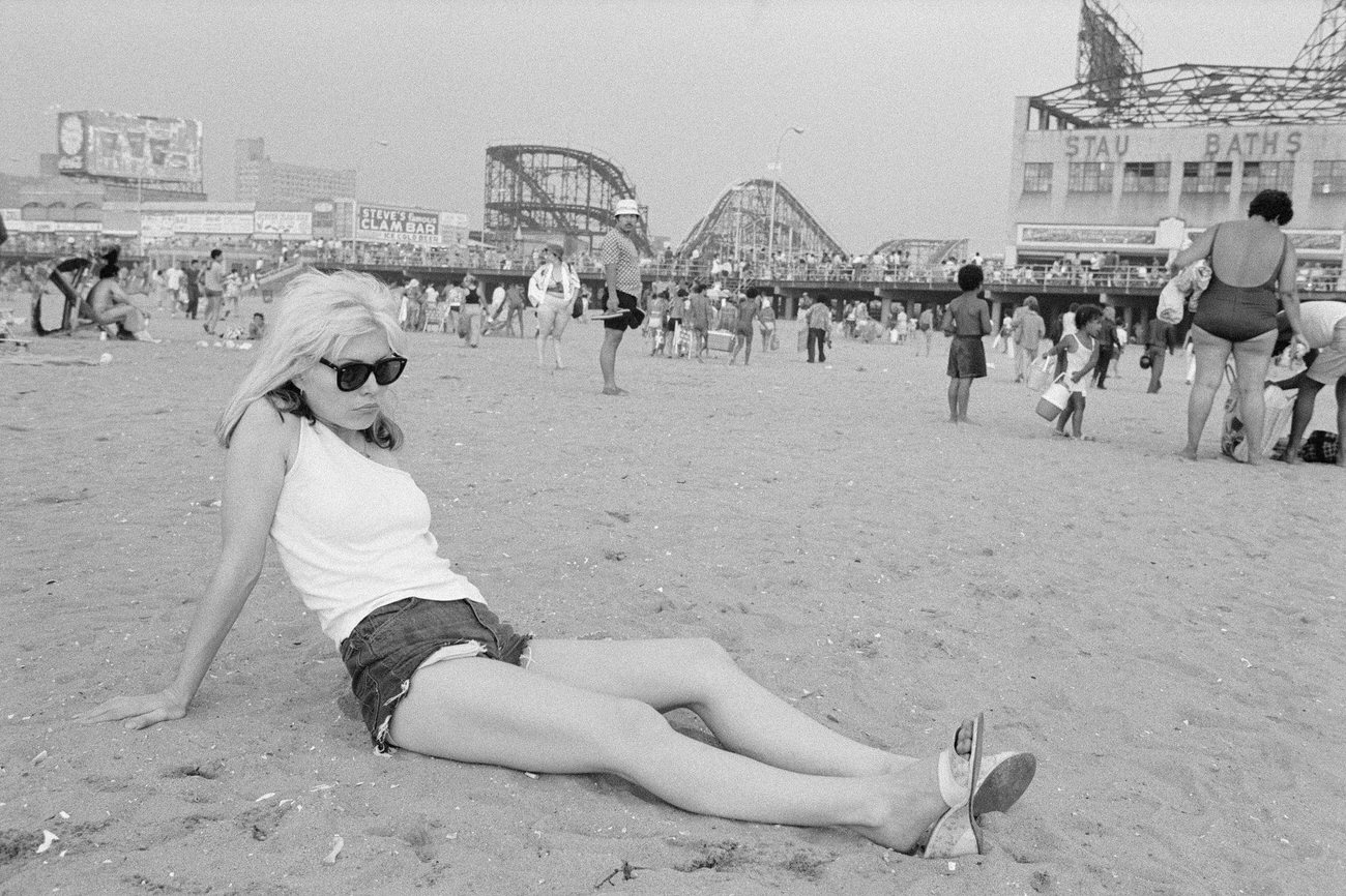Debbie Harry On The Beach At Coney Island, January 1976