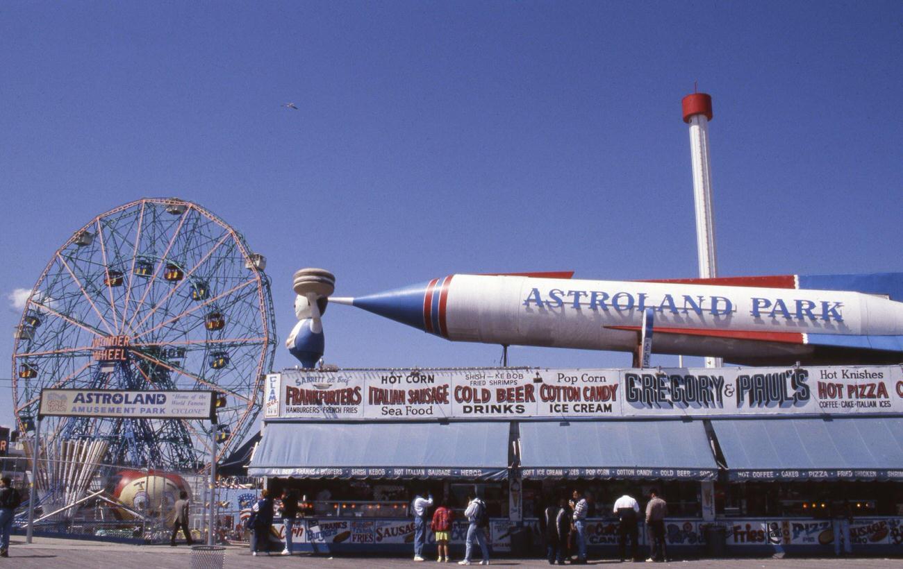 Astroland Park In Luna Park, Coney Island, 1997
