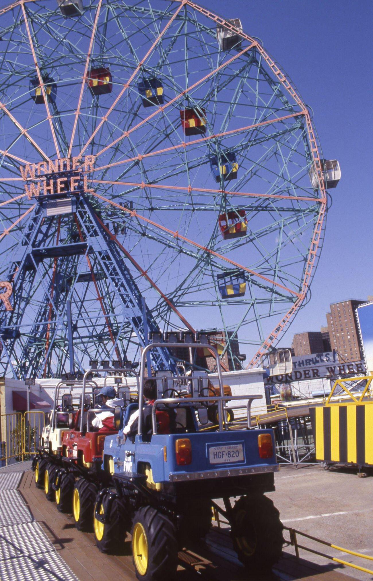 Wonder Wheel Park In Luna Park, Coney Island, 1997