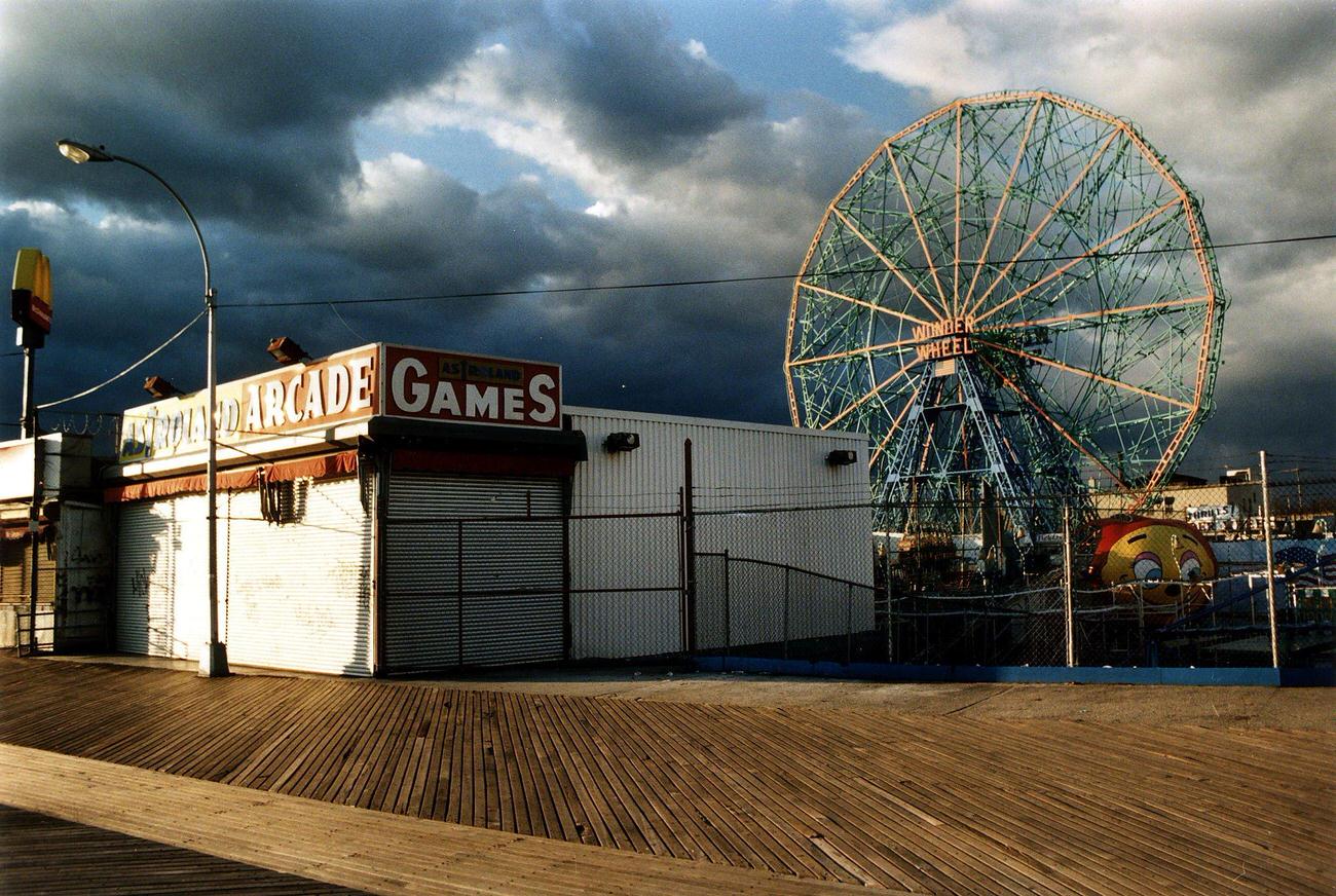 Steel Wheel Park In Coney Island, 1998