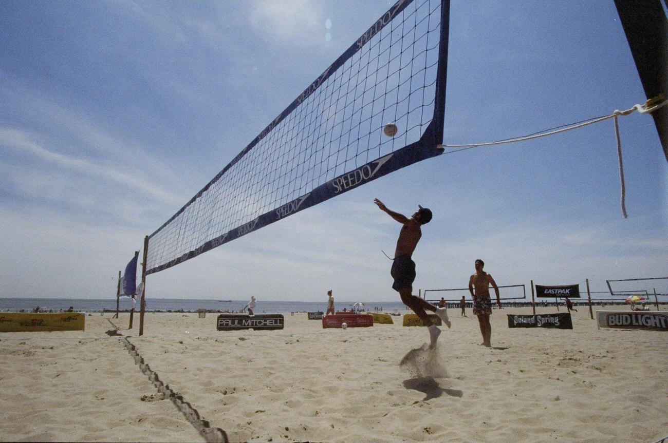 East End Volleyball Tournament At Coney Island Beach, 1990S