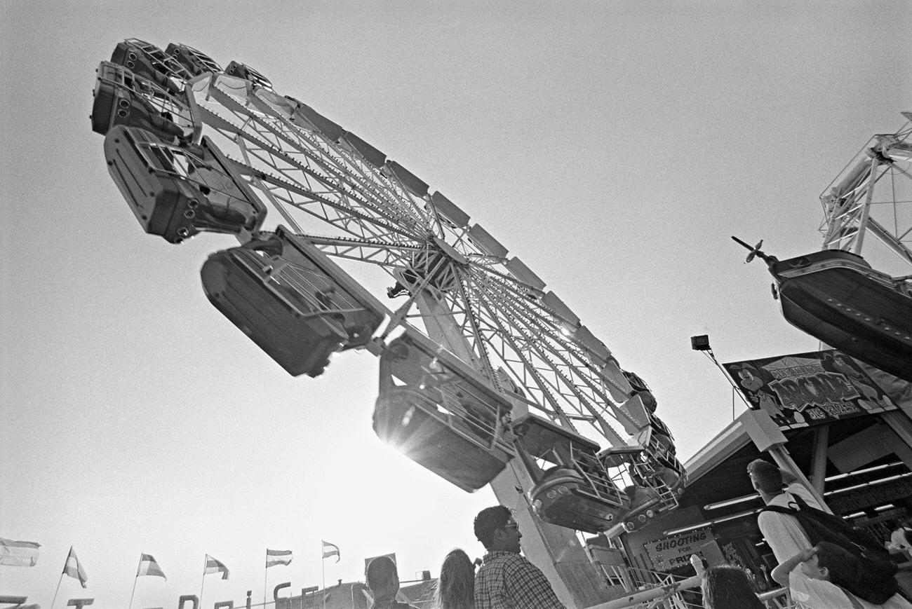 Carnival Ride At Astroland In Coney Island, 1990S