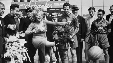 Marilyn Monroe At Ebbets Field 1957