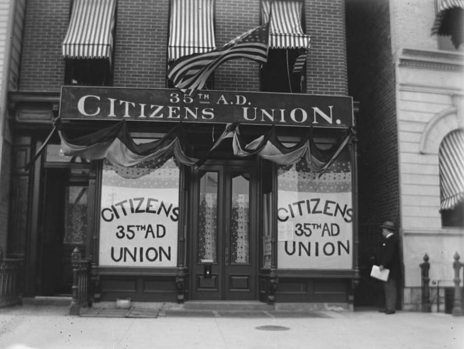 The 35Th Assembly District Citizens Union In The Bronx, 1890S