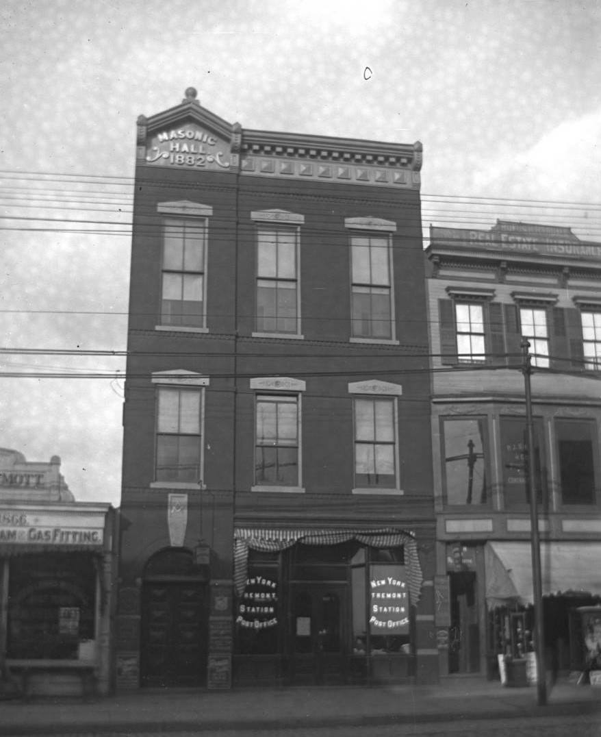 Masonic Hall In Tremont, Bronx, 1890S