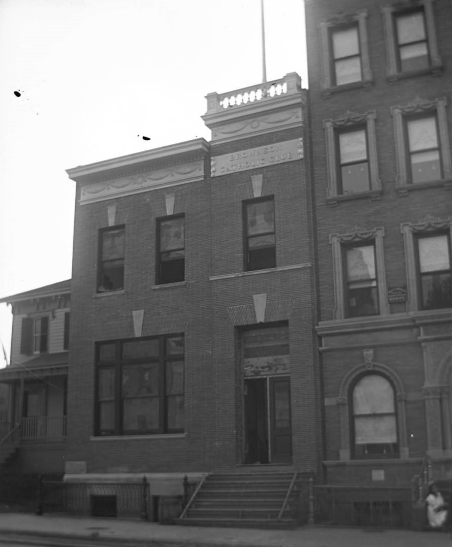 Brownson Catholic Club In The Bronx, 1890S