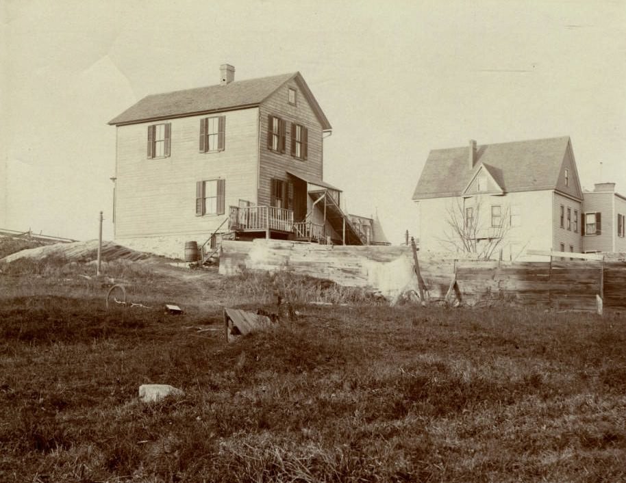 Probably Mrs. Mcneeley'S House On Nelson Avenue, Bronx, 1899.