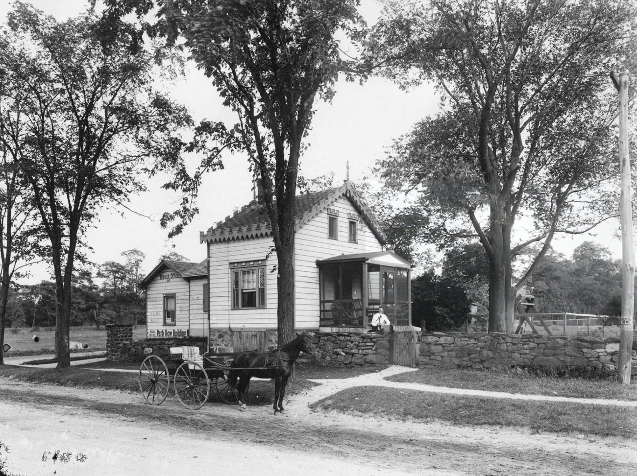 Victorian Cottage In The Bronx, 1895.