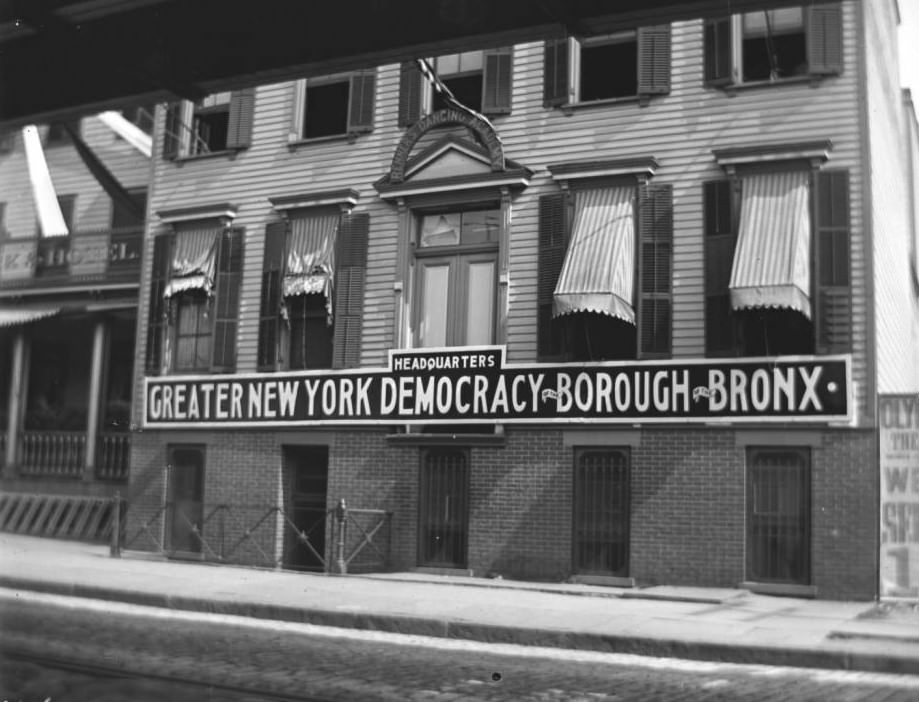 Headquarters Of The Greater New York Democracy In The Bronx, 1890S