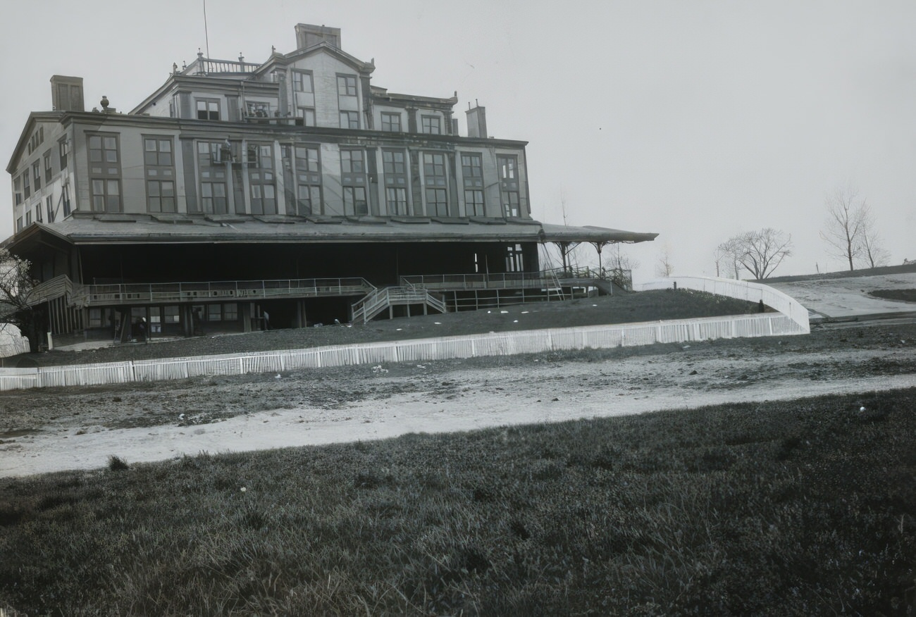Morris Park Race Track Clubhouse, 1900.