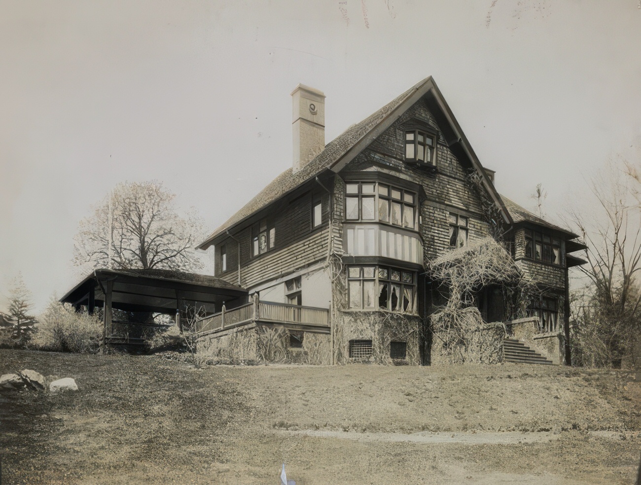 House On The Hutchins Estate, 1909.
