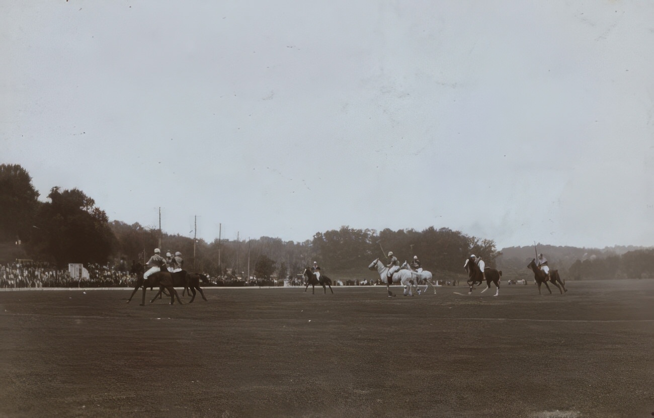 Polo Game In Van Cortlandt Park, Circa 1905.