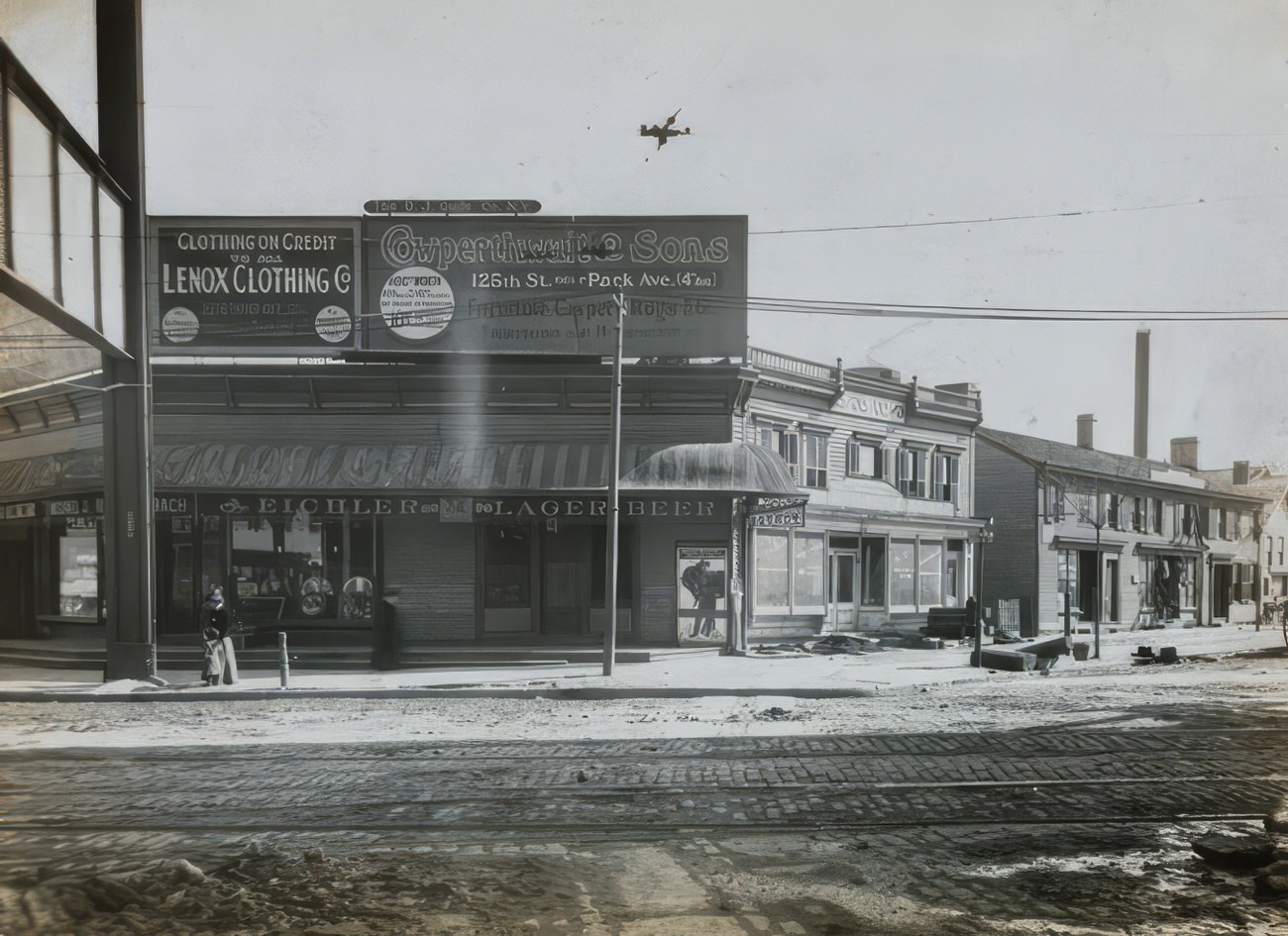 West Farms Road Near Boston Road, Circa 1900.