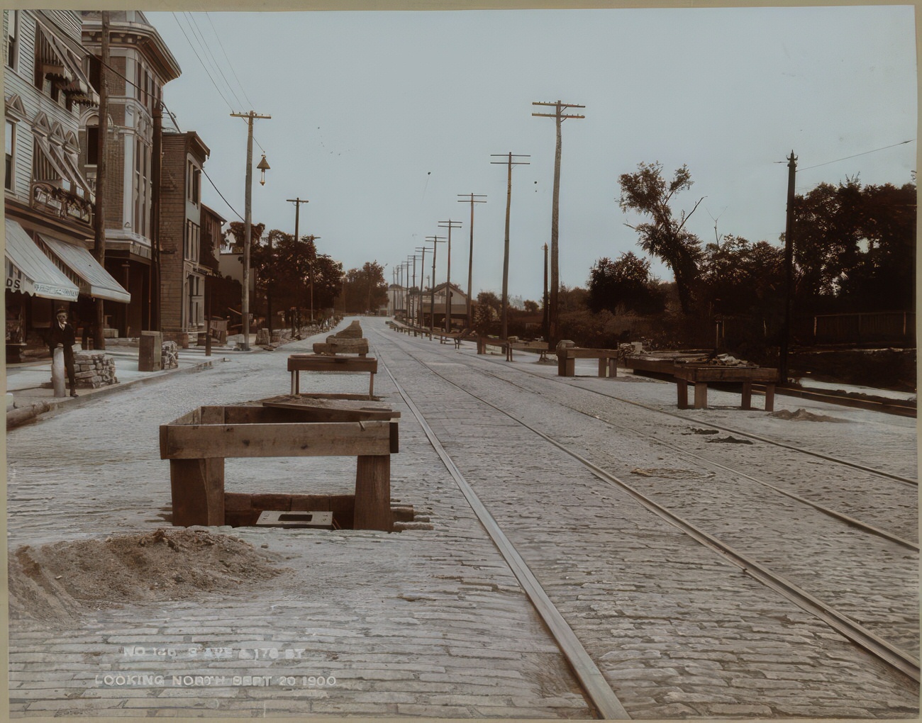 3Rd Avenue &Amp;Amp; 178Th Street Looking North, 1900.
