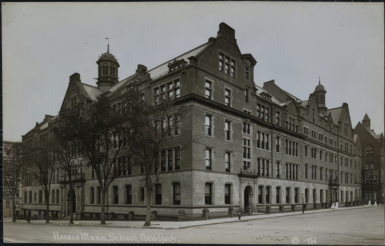Horace Mann School, New York, Circa 1905.