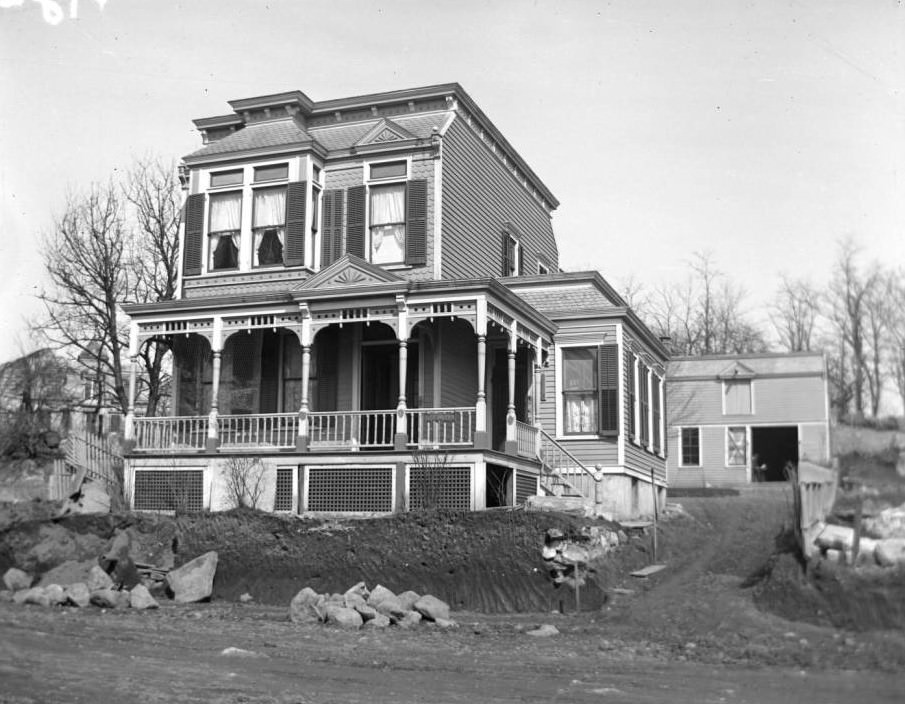Residence Of Dr. Irving Balcom On Fordham Road Near Kingsbridge Road, Fordham, Bronx, 1902.