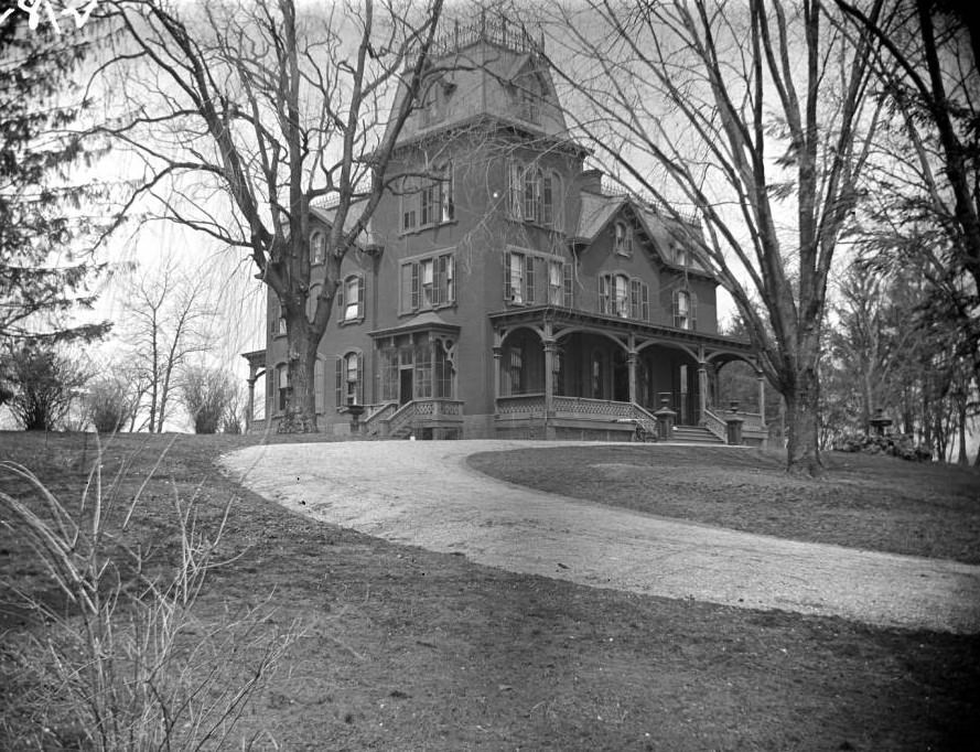 A Mansion In Bronx Park, Bronx, 1902.
