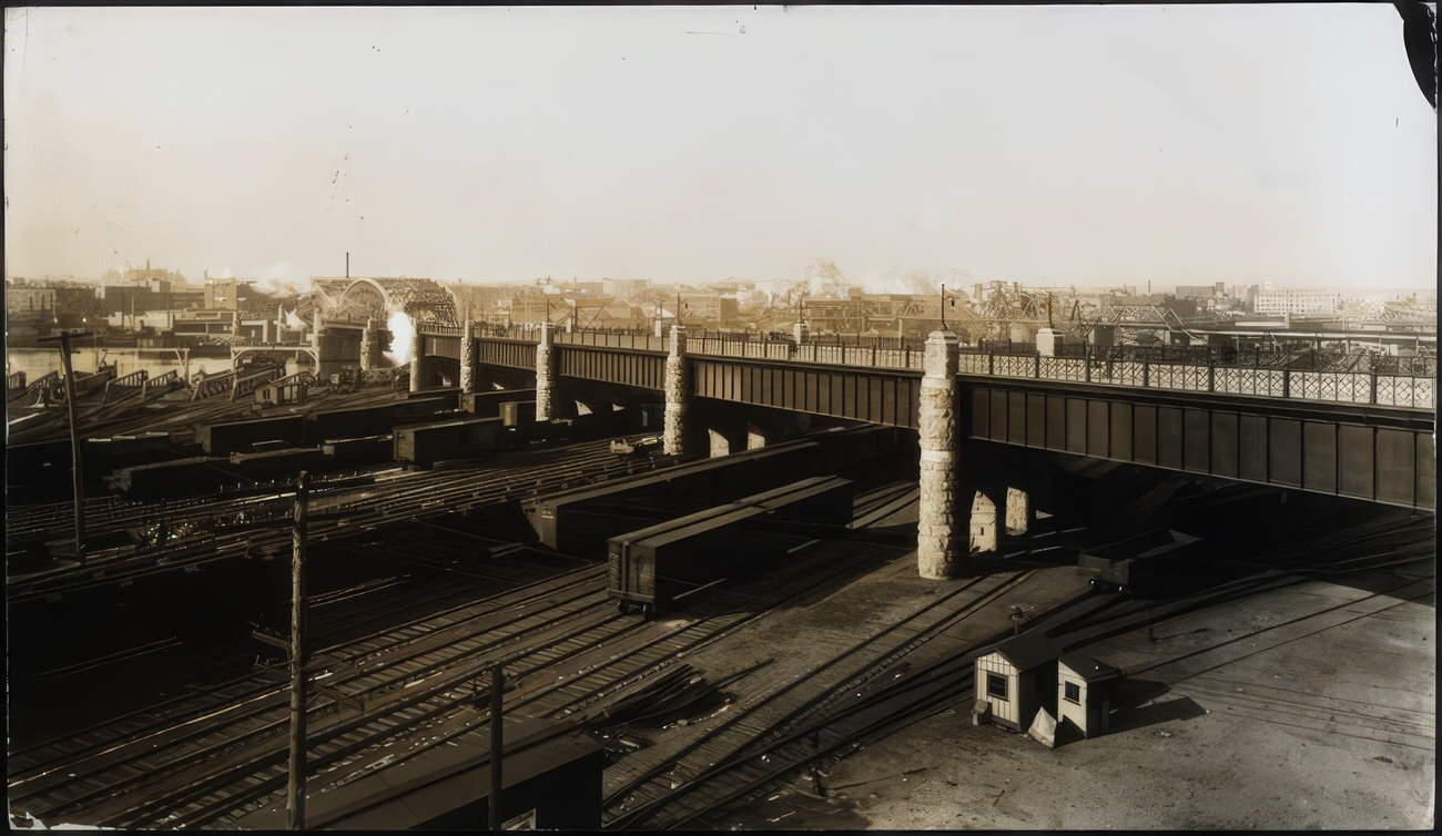 Bronx Railroad Tracks, Circa 1902.
