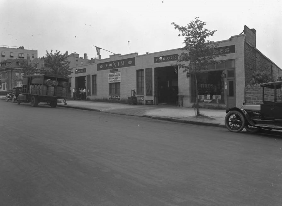 Maxim Garage, On The Francis T. Lord Estate, Bronx, Circa June 1919.