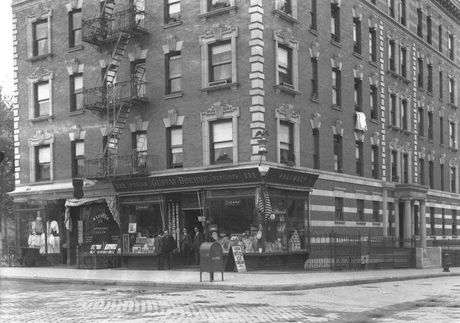 A Apartment Building, Possibly In Brooklyn Or The Bronx, Circa 1912.