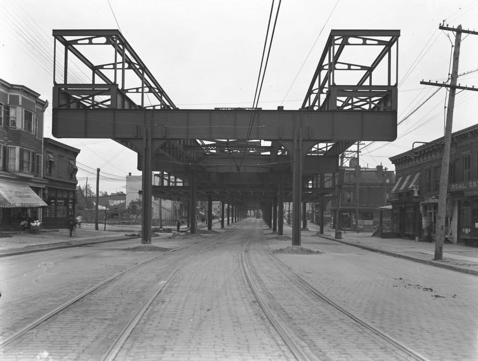 End Of Subway Line Construction At 241St Street, Bronx, 1915.