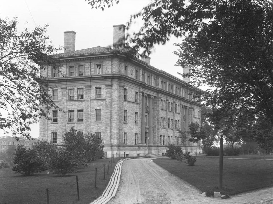 Campus Building, New York University, Bronx, Circa May 1916.