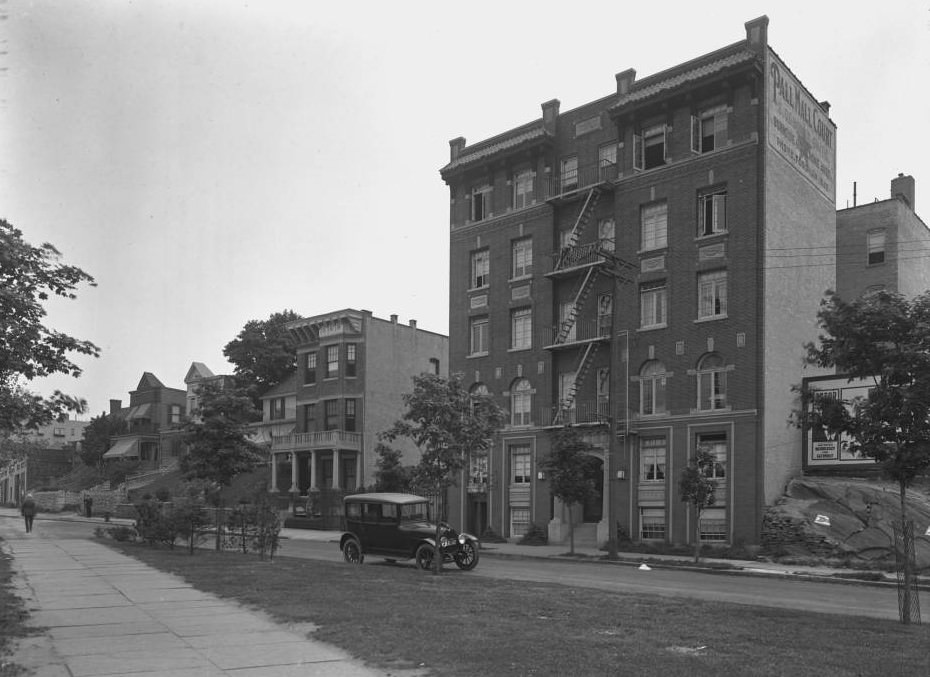 A Apartment Buildings On The Francis T. Lord Estate, Bronx, Circa June 1919.
