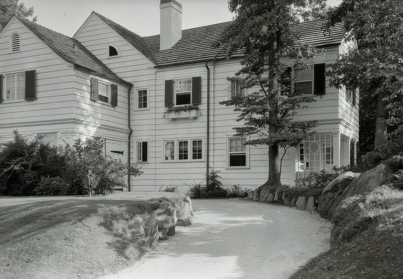 Charles Evans Hughes Jr. Residence In Fieldston, Showing Garage Detail, 1926.